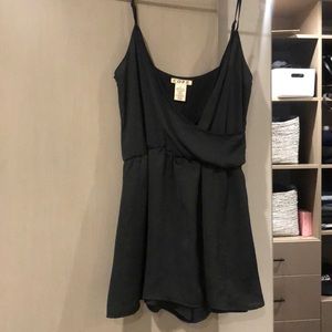 Black silk jumper